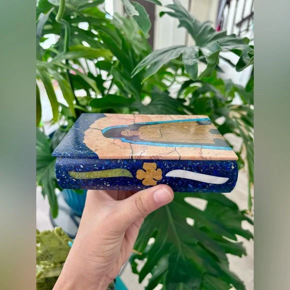 Lapis lazuli & Turquoise box - Picture 4 of 7